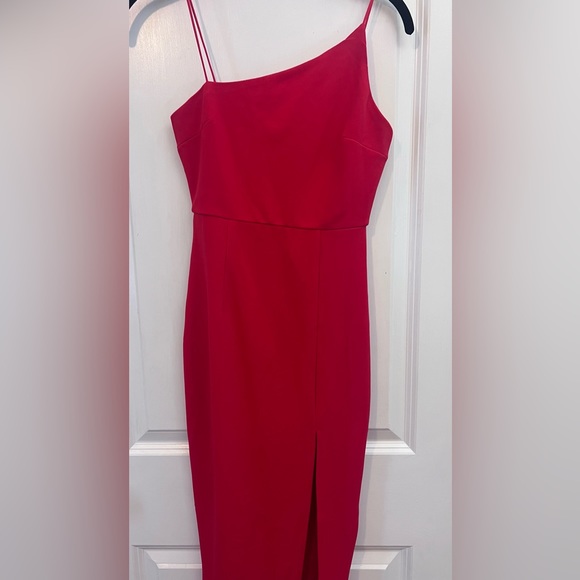 Princess Polly Aero Midi Dress (Red)Size 2. 90% polyester, 10% elastane - Picture 3 of 9